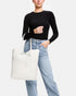 Monica White - Soft Leather Shopper
