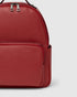 Maddie Red Leather Backpack