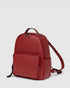 Maddie Red Leather Backpack