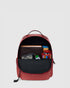 Maddie Red Leather Backpack