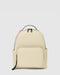 Maddie Milk Leather Backpack