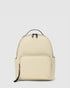 Maddie Milk Leather Backpack