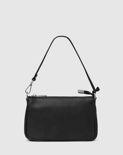 Laila Black Leather Handbag