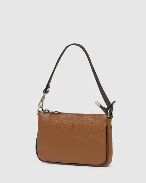 Laila Tan Leather Handbag