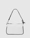 Laila White Leather Handbag