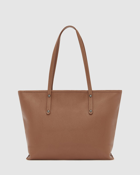 Iris Tan - Leather Tote Bag