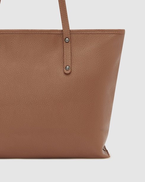 Iris Tan - Leather Tote Bag