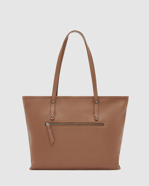 Iris Tan - Leather Tote Bag