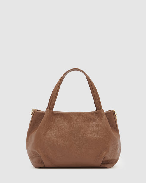 Poppy Tan - Leather Crossbody