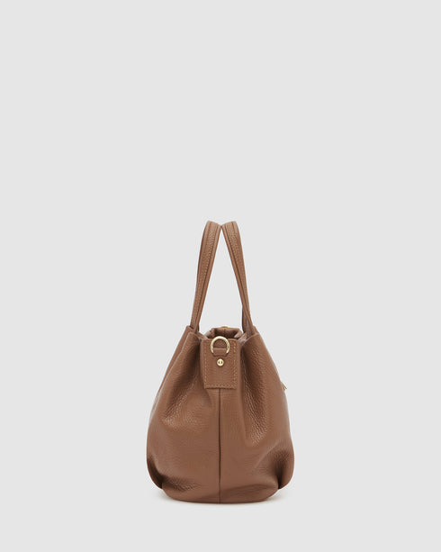 Poppy Tan - Leather Crossbody