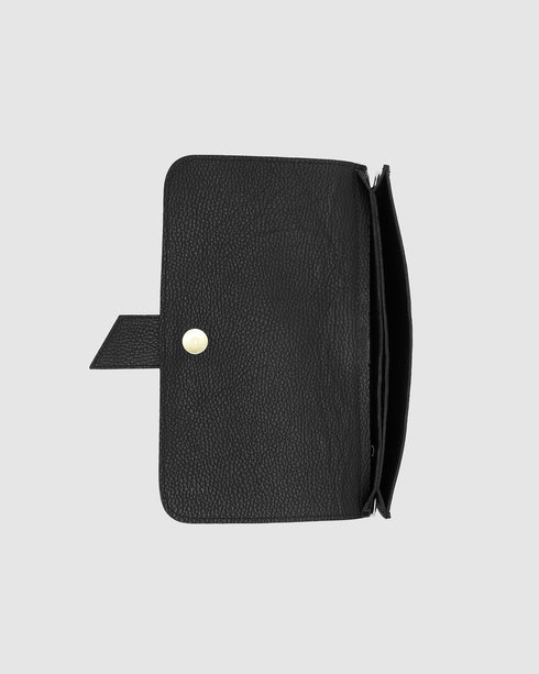 Noojee Black - Leather Clutch