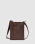 Merredin Brown - Leather Crossbody Bag