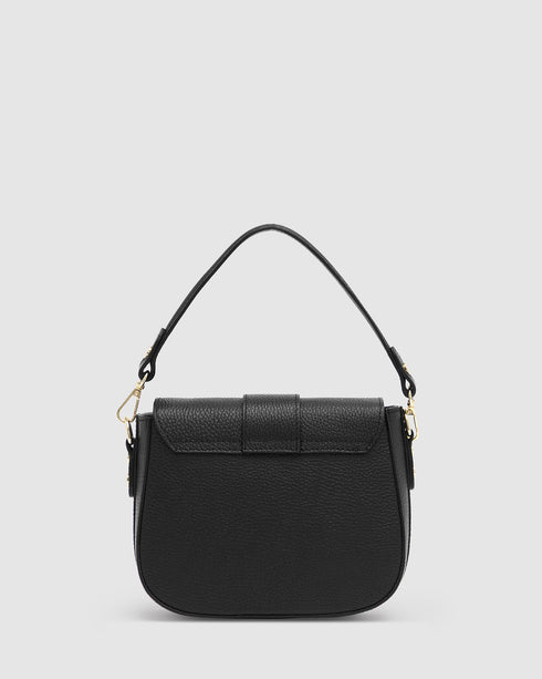 Simone Black - Leather Crossbody