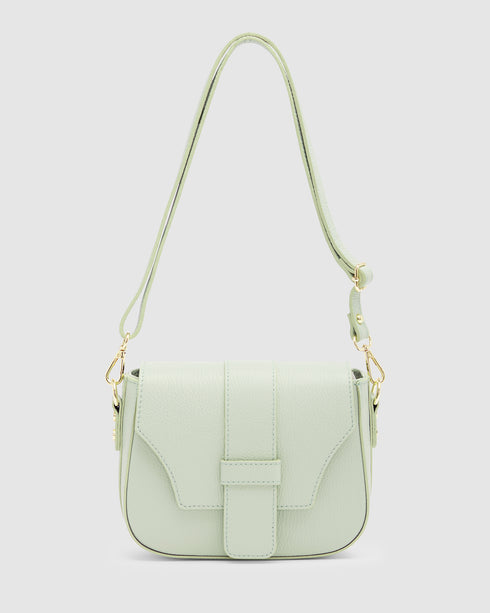 Simone Pistachio - Leather Crossbody