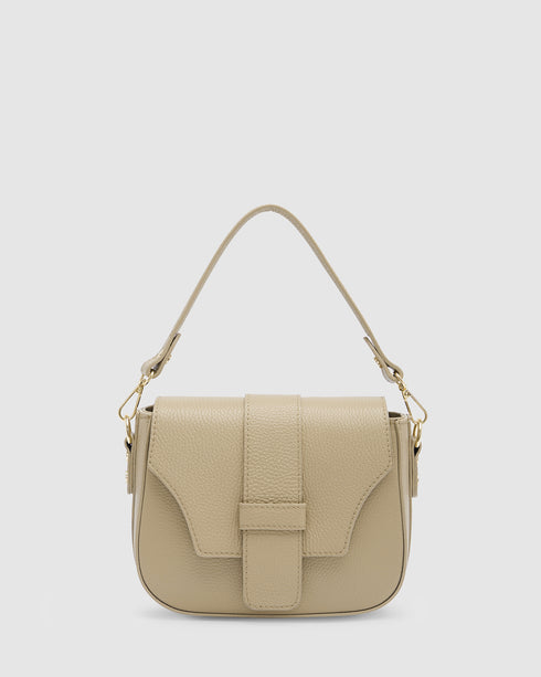Simone Taupe - Leather Crossbody