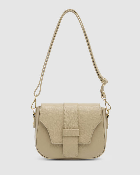 Simone Taupe - Leather Crossbody
