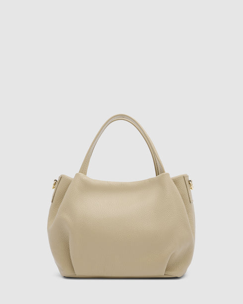 Poppy Taupe - Leather Crossbody