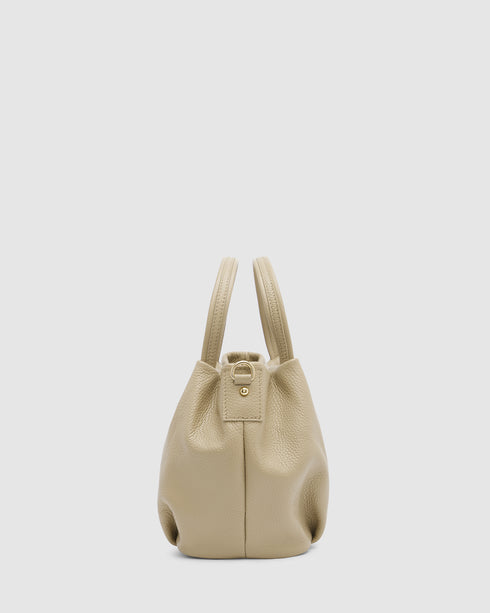 Poppy Taupe - Leather Crossbody
