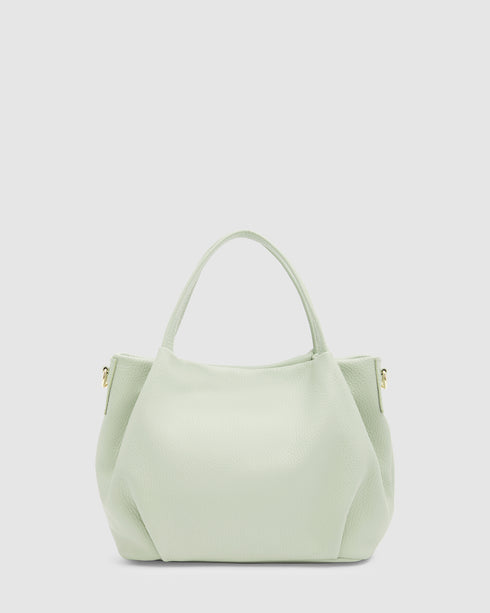 Poppy Pistachio - Leather Crossbody