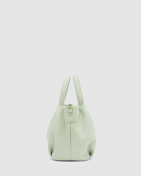Poppy Pistachio - Leather Crossbody