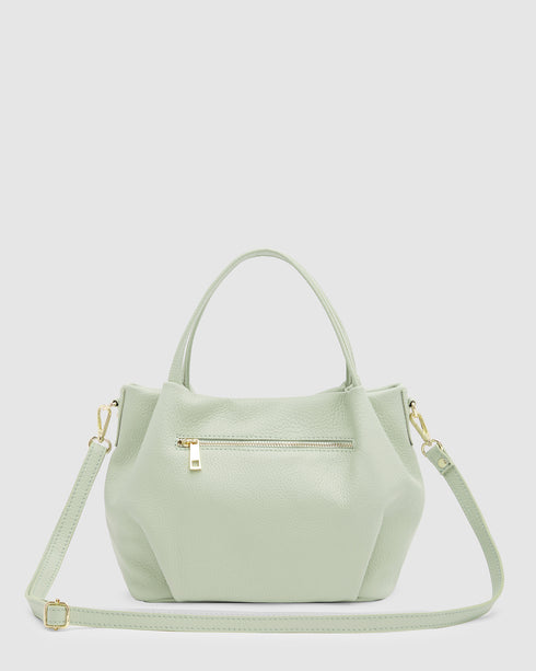 Poppy Pistachio - Leather Crossbody
