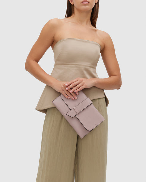 Noojee Nude - Leather Clutch