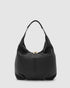 Penelope Black - Leather Shoulder Bag