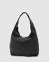 Penelope Black - Leather Shoulder Bag