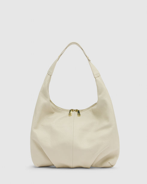 Penelope Milk - Leather Shoulder Bag