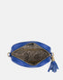 Maya Blue - Leather Crossbody Bag