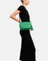 Maya Green - Leather Crossbody Bag