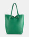 Monica Green Leather Shopper