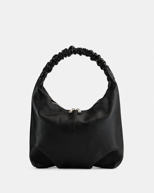 Nina Black - Leather Shoulder Bag