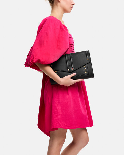Olivia Black - Leather Clutch