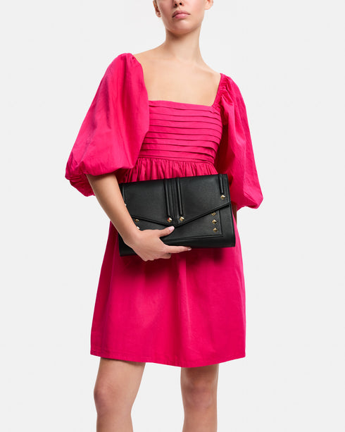 Olivia Black - Leather Clutch