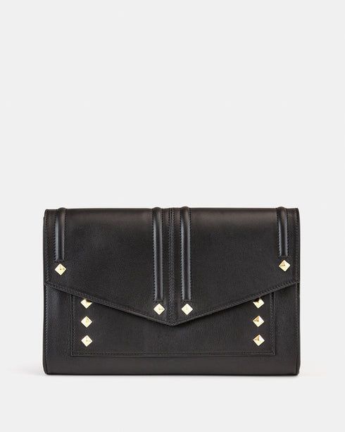 Olivia Black - Leather Clutch