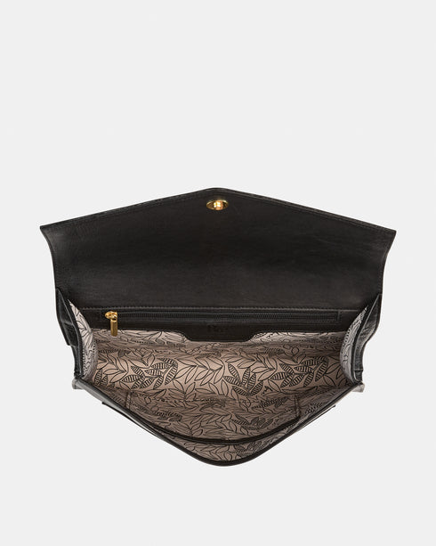 Olivia Black - Leather Clutch