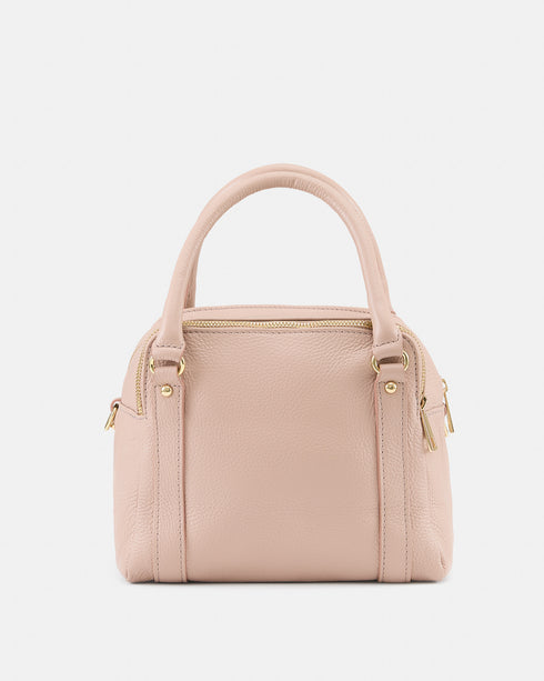 Piper Nude - Leather Tote Bag