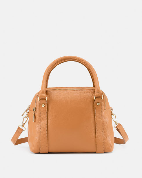 Piper Tan - Leather Tote Bag