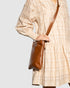 Merredin Brown - Leather Crossbody Bag