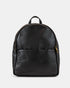 Tulip Black - Leather Backpack