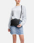 Tully Black Soft Leather Clutch