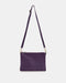 Tully Purple Soft Leather Clutch