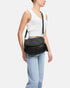 Vasarino Black - Soft Leather Crossbody Bag