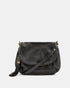 Vasarino Black - Soft Leather Crossbody Bag