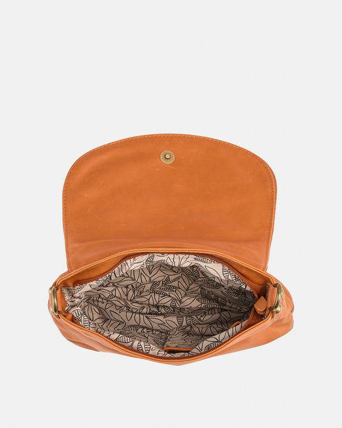 Vasarino Tan - Soft Leather Crossbody Bag