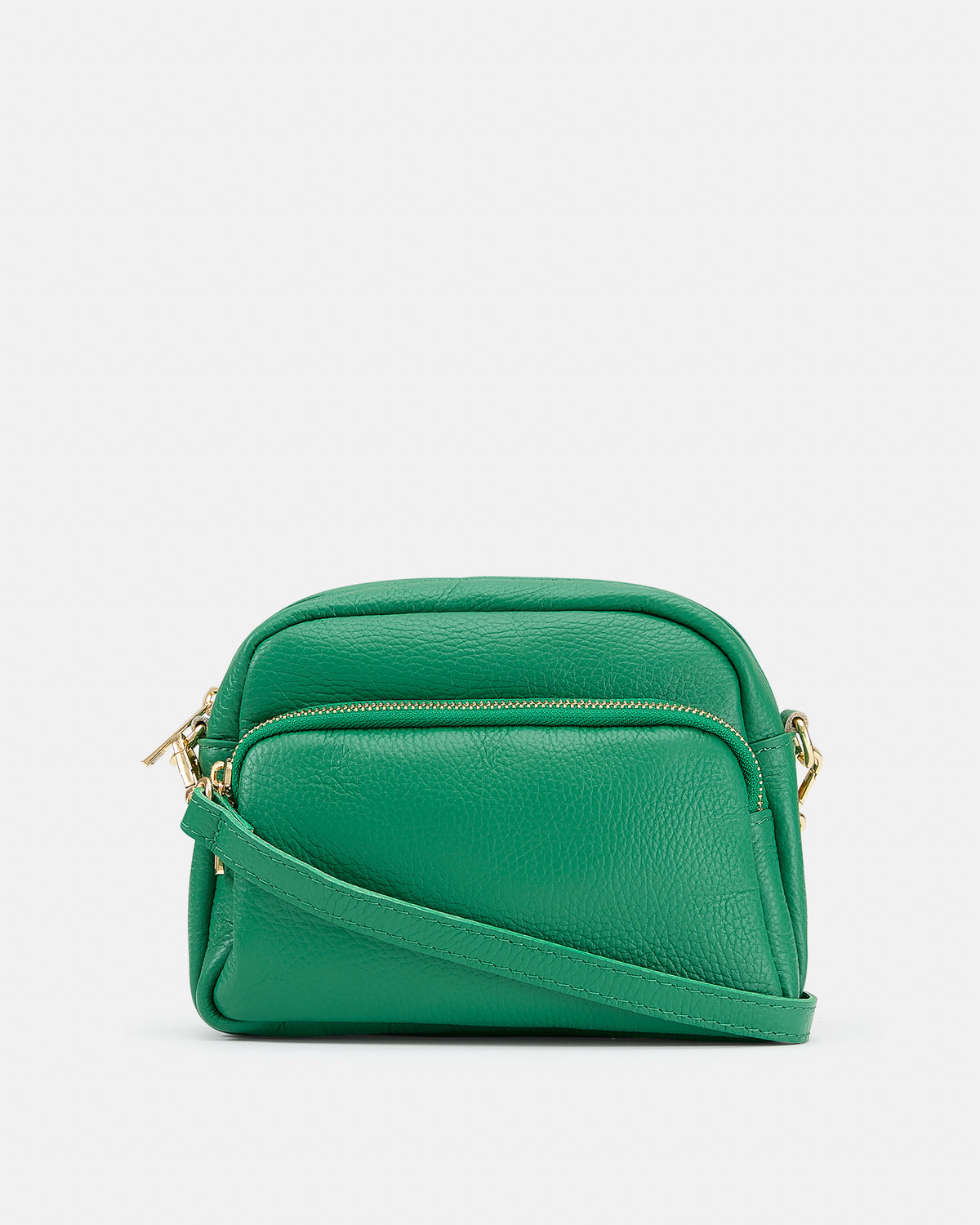Aria Leather Crossbody Bag in Vanilla